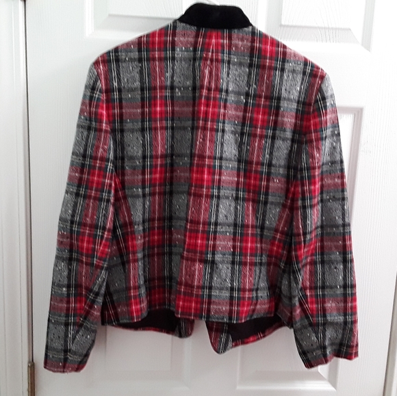 Vintage Pendleton Plaid Blazer Jacket - Picture 7 of 8